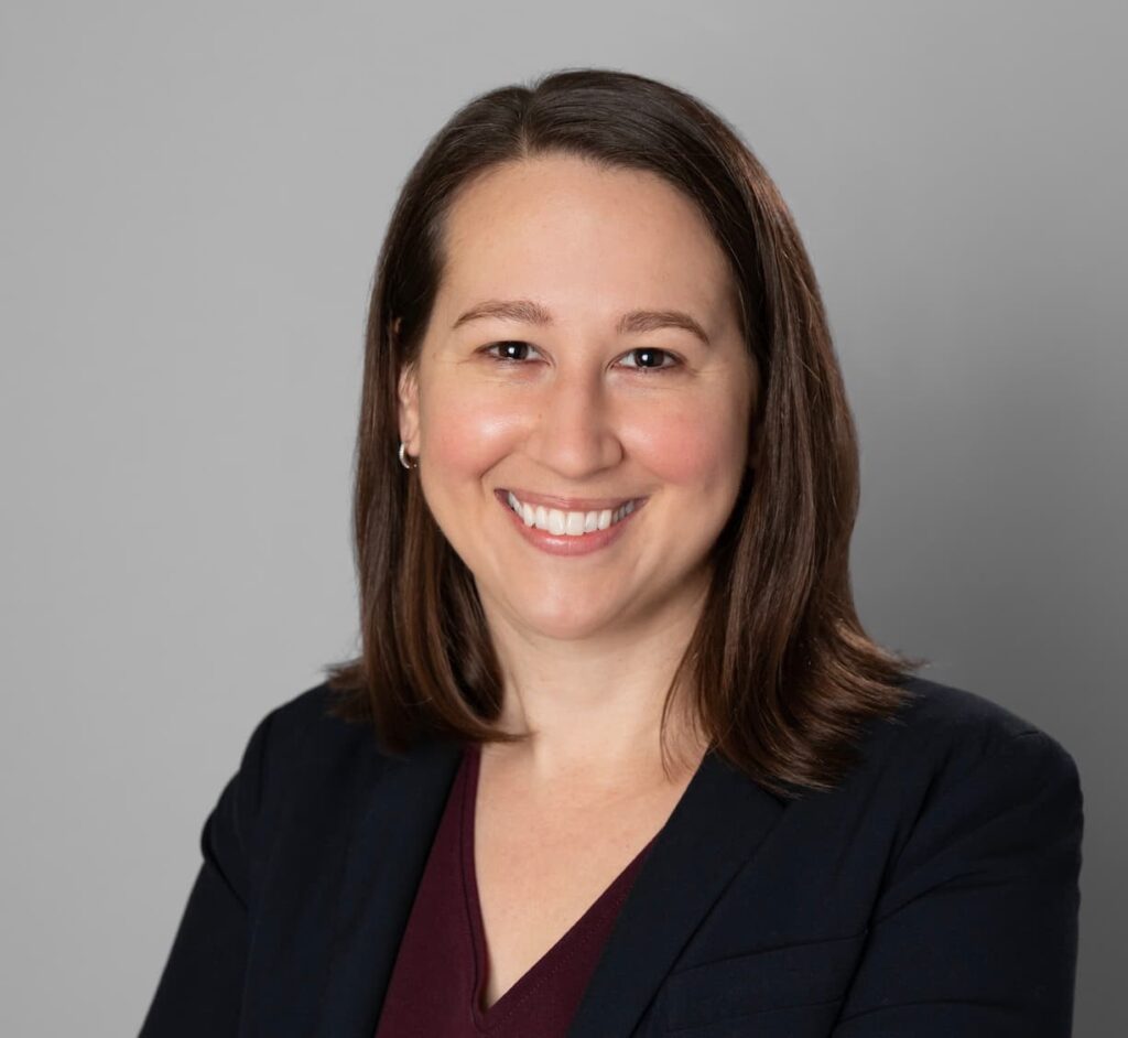 Julia Yansura, the co-author of an article on dirty gold