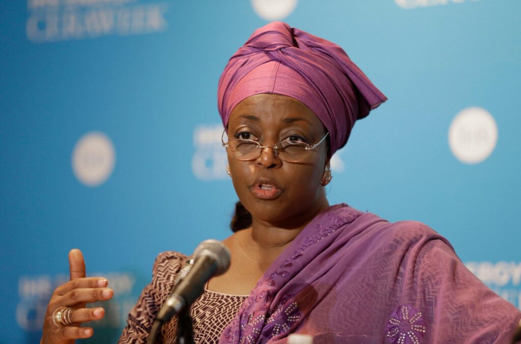 Former Nigerian petroleum minister Diezani Alison-Madueke, pictured at an event in 2014.