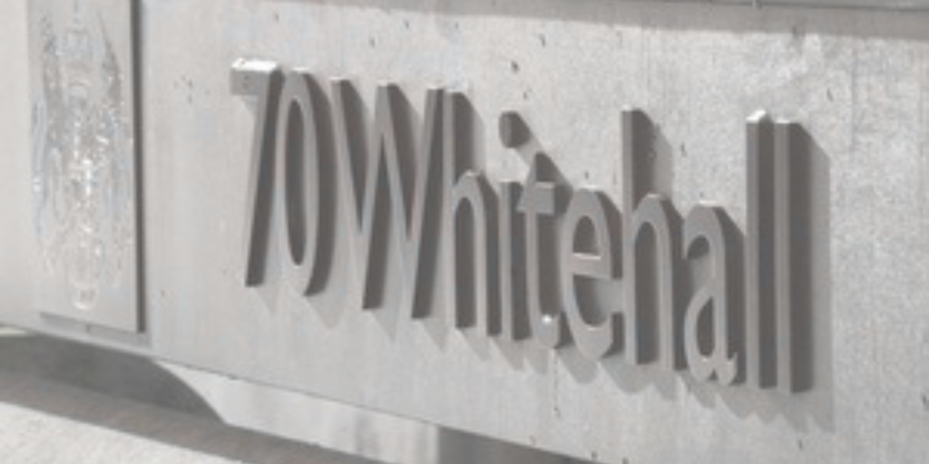 An image of a sign saying '70 Whitehall'